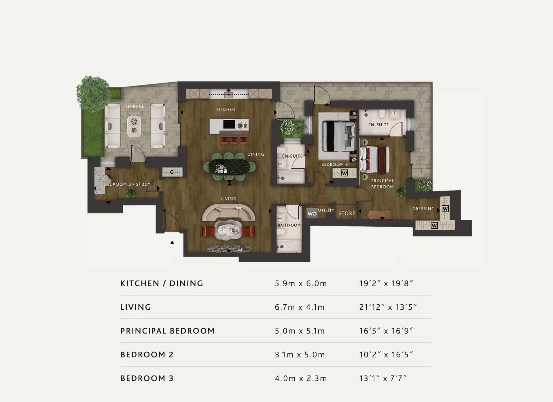Fifty Brook Green — floor plan 2
