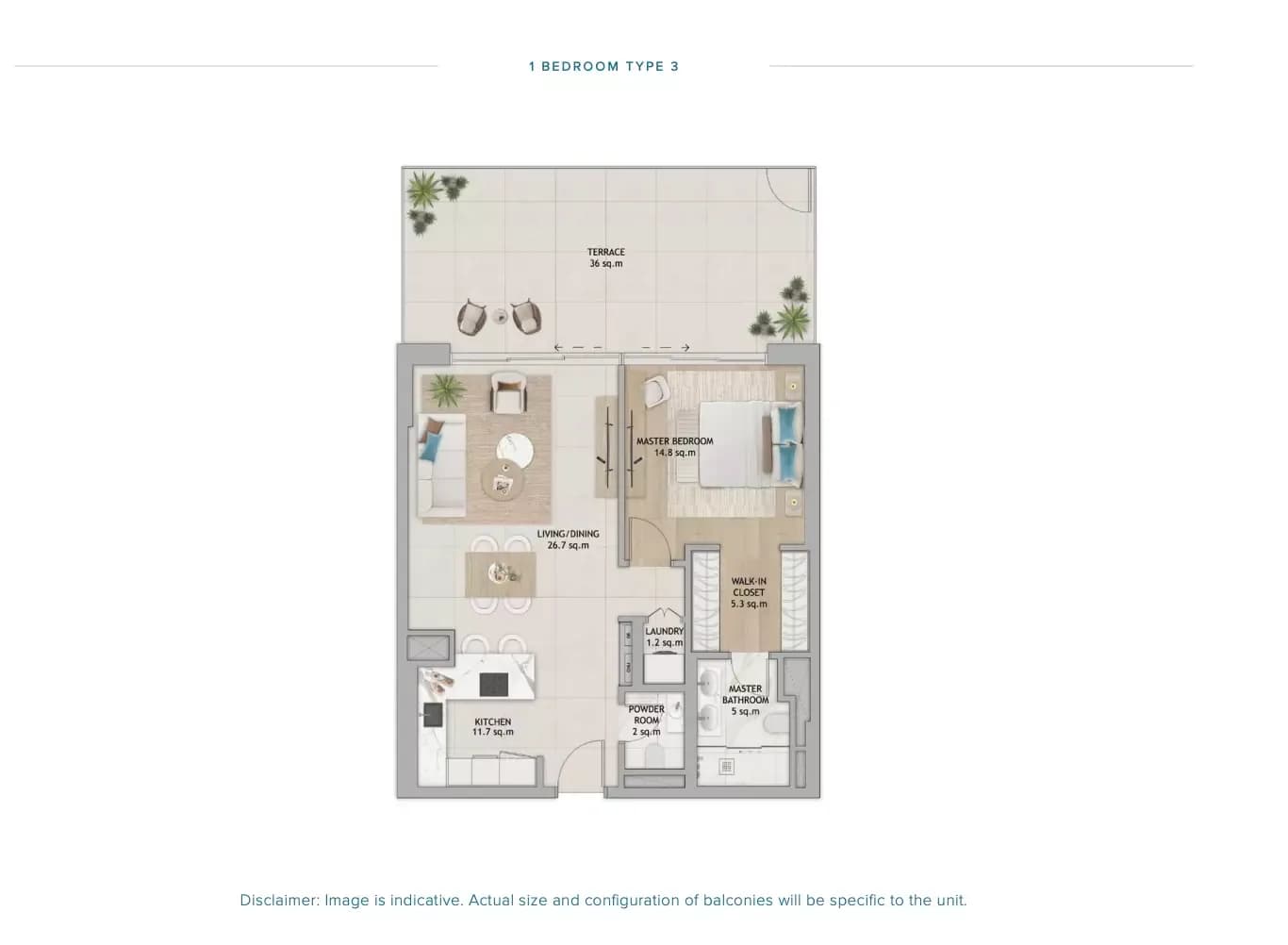 Fahid Beach Terraces — floor plan 3