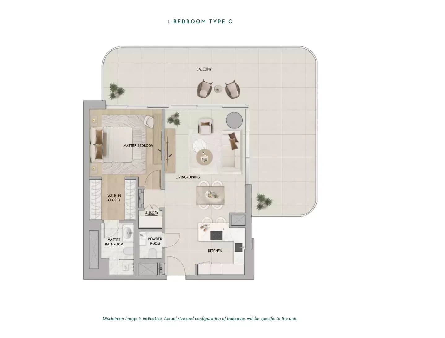 Fahid Beach Residences — floor plan 1